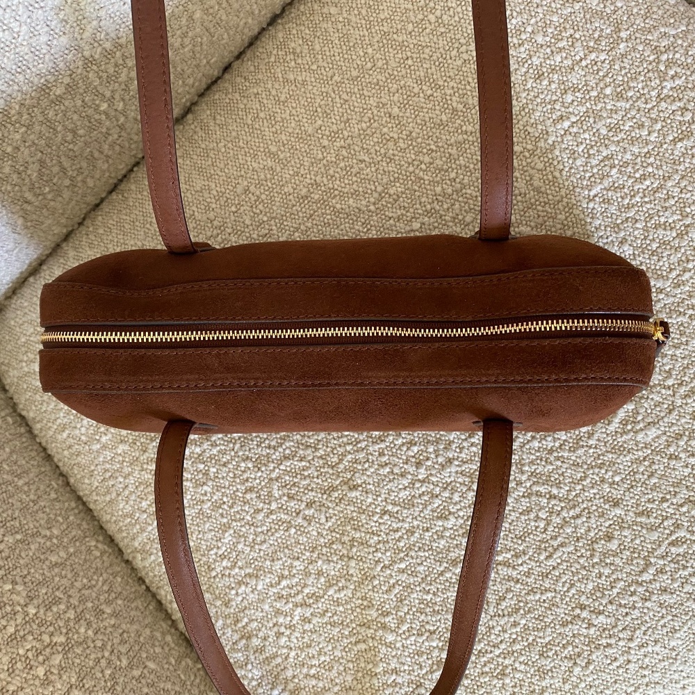 Madewell The Top-Zip Shoulder Bag Soft Mahogany - Picture 7 of 9